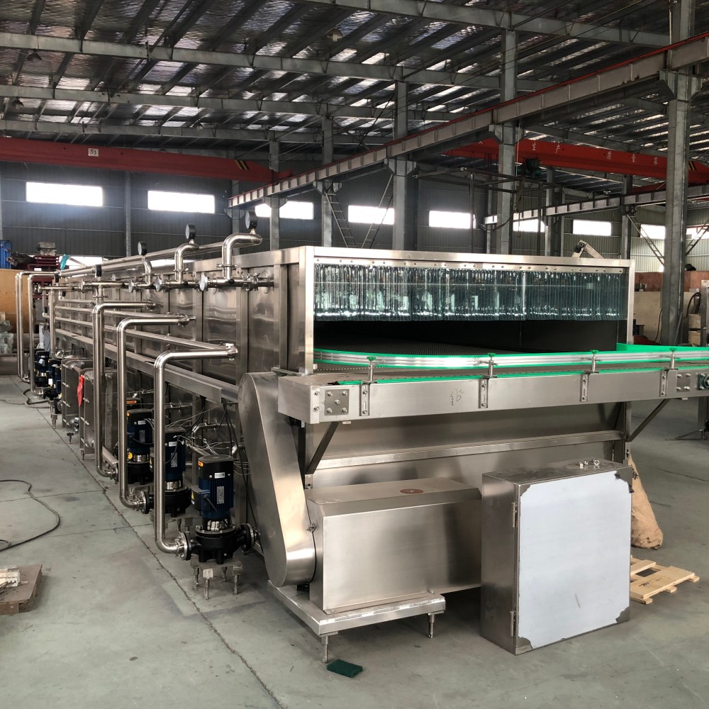 2000 Bottles per Hour Tunnel Pasteurizer for Beer and Beverages
